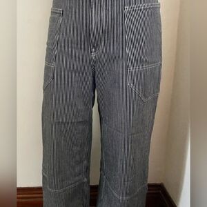 Everlane Striped Wide Leg Garden Jean 28